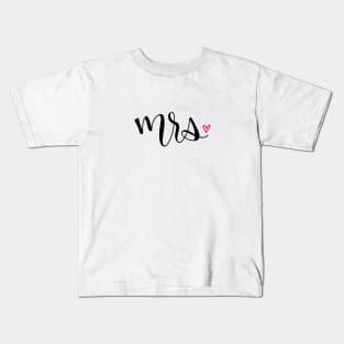 Mrs Hand Lettering Kids T-Shirt